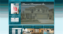Desktop Screenshot of monarchmanagementinc.com